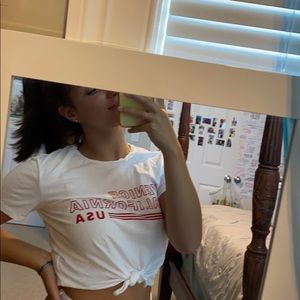 Cropped tide tshirt